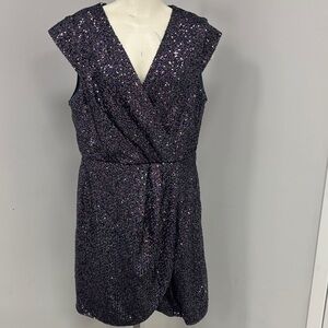 Sparkling Night Sequin Mini Dress